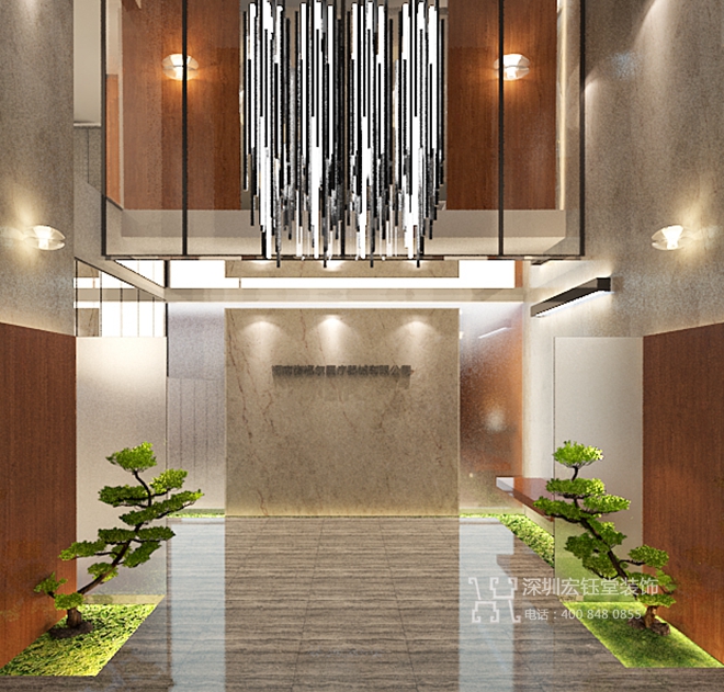 鄭州賽福爾醫(yī)療器械集團(tuán)獨(dú)棟辦公樓接待廳裝修設(shè)計(jì)方案 鄭州賽福爾醫(yī)療器械集團(tuán)獨(dú)棟辦公樓接待廳裝修設(shè)計(jì)方案