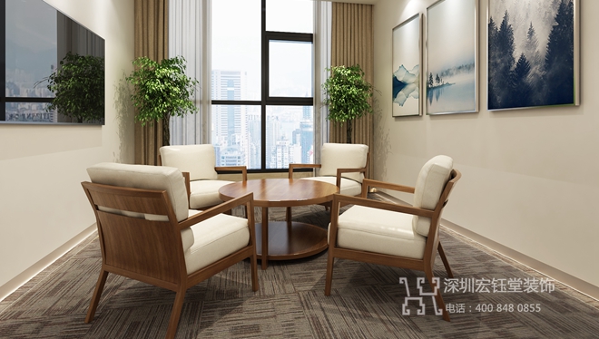 鄭州錦天城律師事務所洽談室裝修設計效果圖 鄭州錦天城律師事務所洽談室裝修設計效果圖