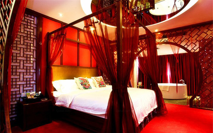 鄭州山楂樹連鎖情侶主題酒店客房裝修設(shè)計實景圖 鄭州山楂樹連鎖情侶主題酒店客房裝修設(shè)計實景圖