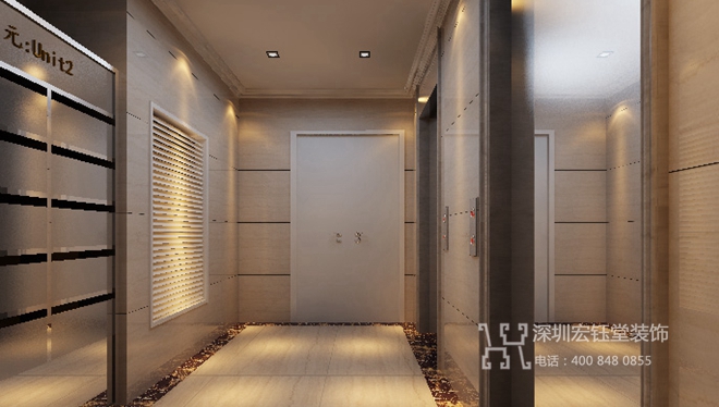 鄭州龍居蘭亭住宅樓盤公共區域裝修設計方案