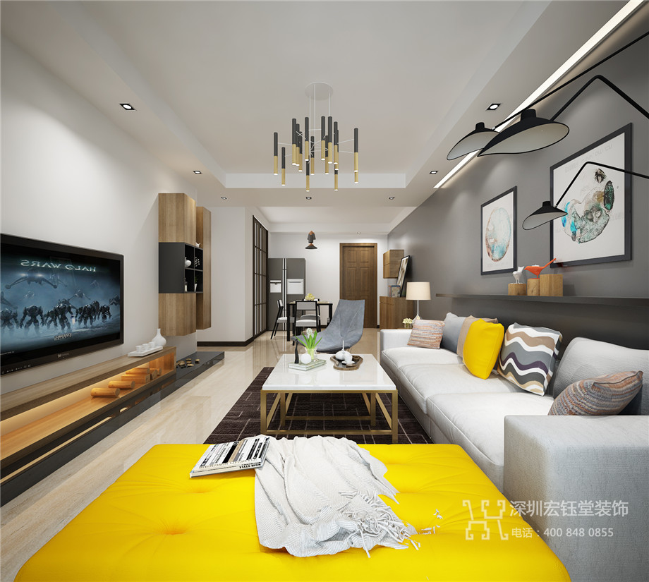 鄭州九龍城天譽龍邸住宅樣板間裝修設計方案