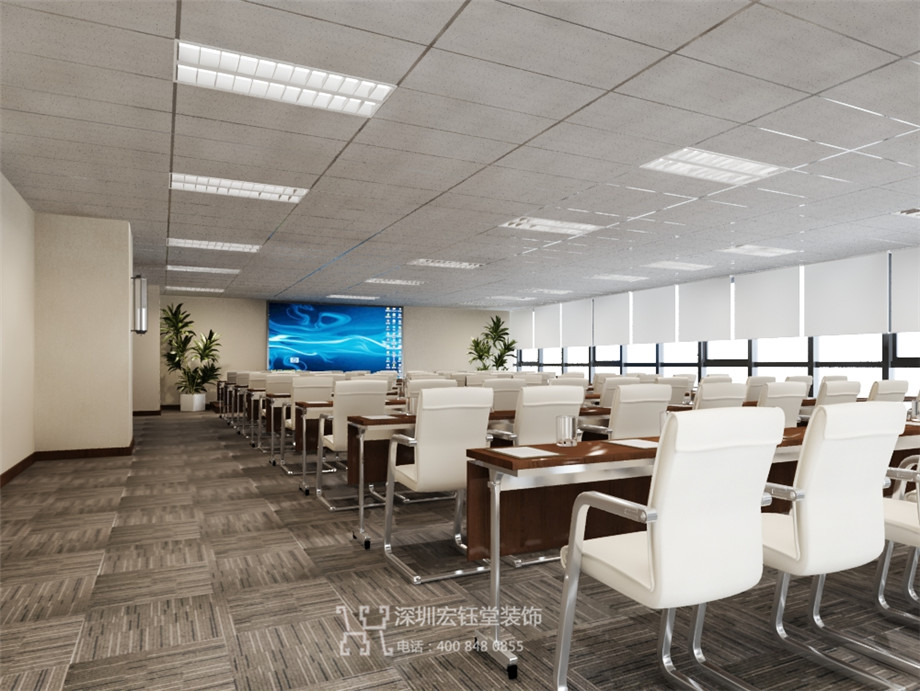 河南紅瑞樂幫健康管理公司辦公室會議室設計方案