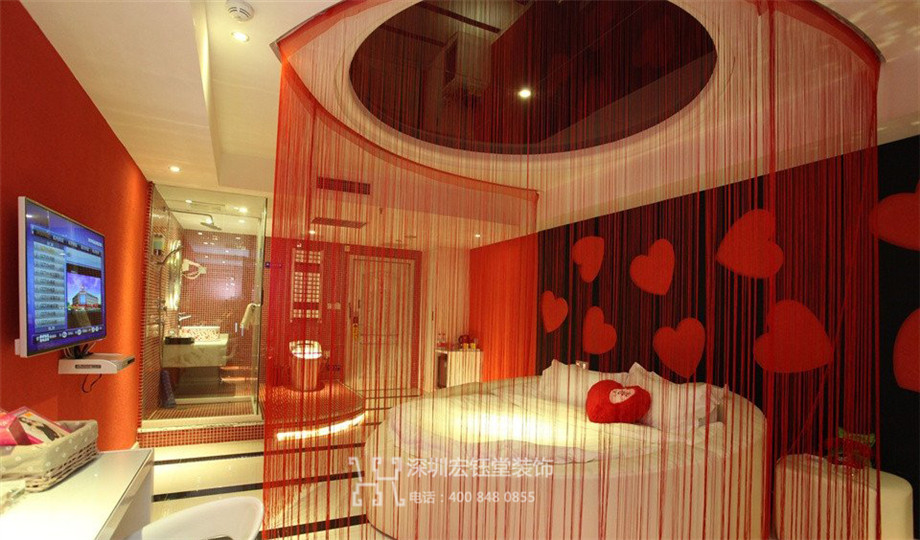 鄭州山楂樹情侶主題酒店客房裝修設計方案 鄭州山楂樹情侶主題酒店客房裝修設計方案