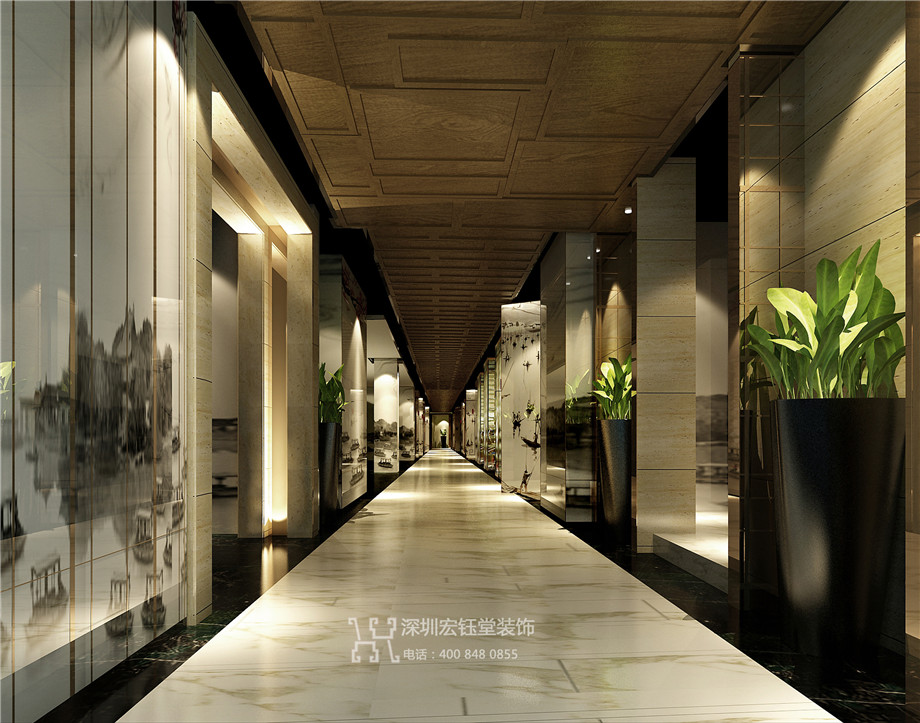 鄭州新浙商精品商務酒店裝修設計案例