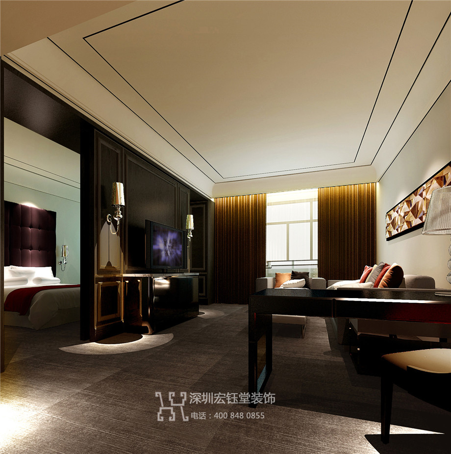 開封東方豪庭精品商務酒店套房裝修設計效果圖