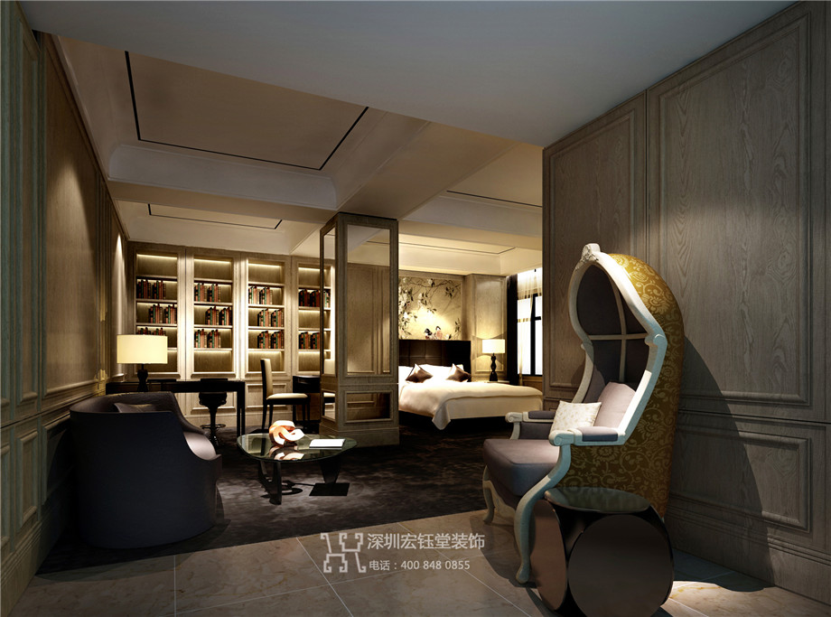 開封東方豪庭精品商務酒店豪華套房裝修設計方案