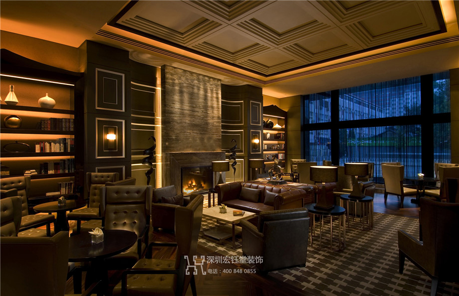 開封東方豪庭精品酒店紅酒吧裝修設計方案