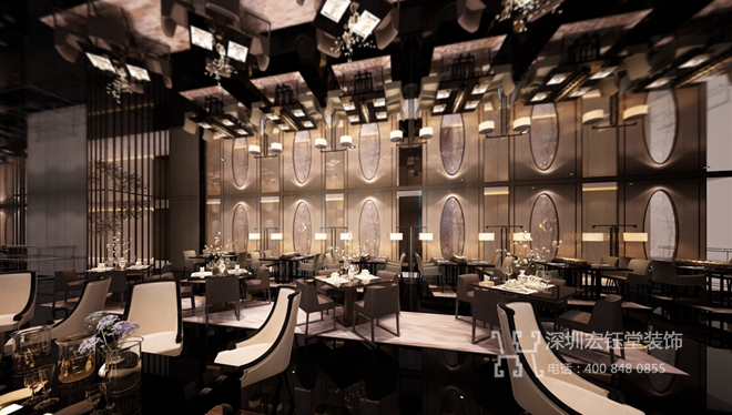 鄭州東方戴斯商務酒店餐廳設計方案