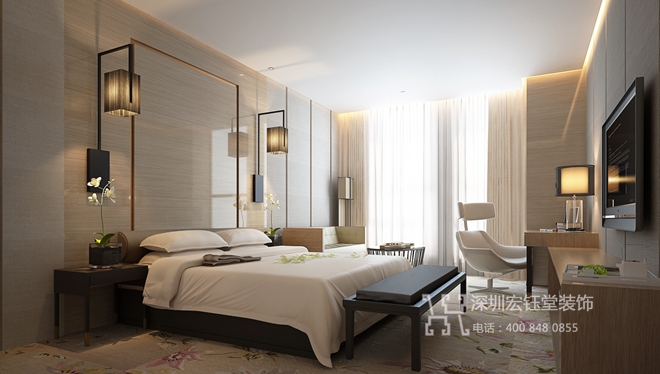 鄭州東方戴斯商務酒店客房設計方案