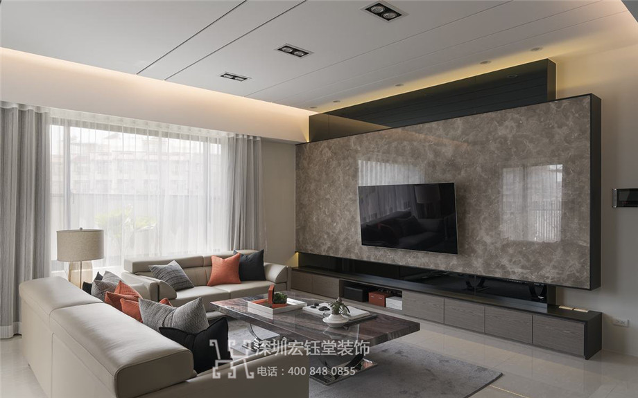 現代混搭風別墅客廳裝修設計方案 現代混搭風別墅客廳裝修設計方案