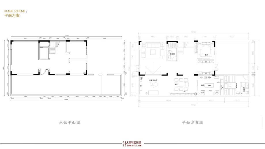 洛陽建業(yè)桂園陳公館三層獨棟別墅裝修設(shè)計平面規(guī)劃設(shè)計圖