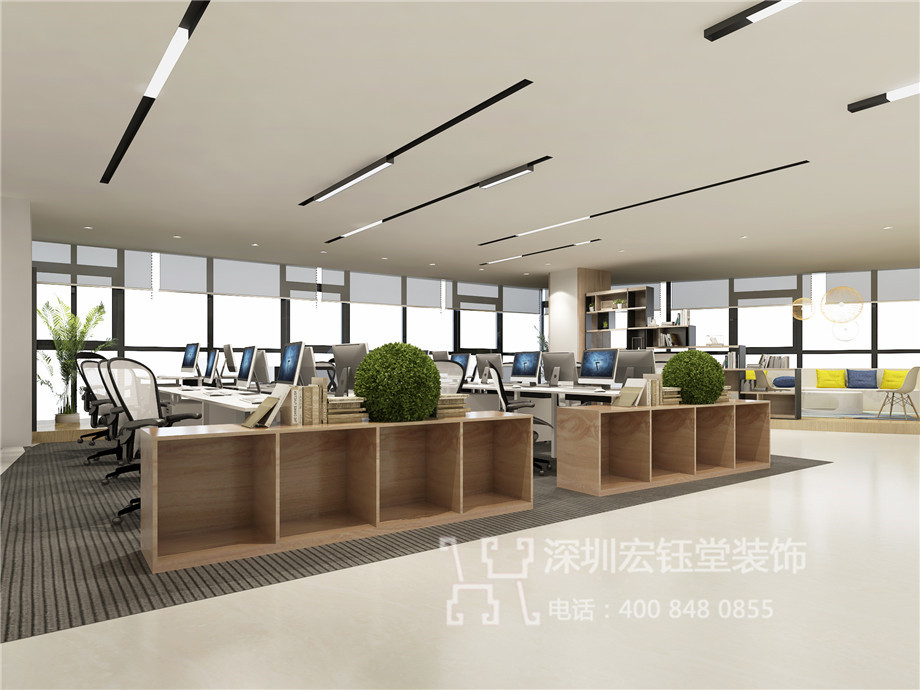 鄭州現(xiàn)代簡約風(fēng)辦公室裝修設(shè)計-河南凸凹房地產(chǎn)公司開敞辦公區(qū)效果圖 鄭州現(xiàn)代簡約風(fēng)辦公室裝修設(shè)計-河南凸凹房地產(chǎn)公司開敞辦公區(qū)效果圖