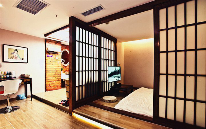 鄭州山楂樹連鎖情侶主題酒店客房裝修設(shè)計實景圖 鄭州山楂樹連鎖情侶主題酒店客房裝修設(shè)計實景圖