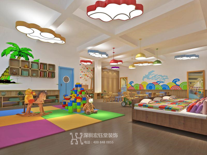 鄭州美國艾利特高端幼兒園教室裝修設計效果圖 鄭州美國艾利特高端幼兒園教室裝修設計效果圖