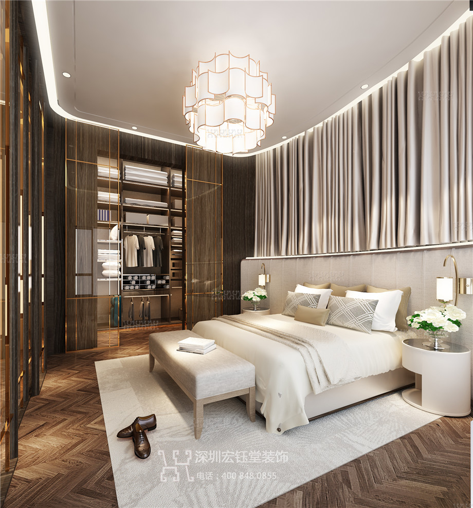 鄭州建業鄒公館聯排獨棟別墅餐廳裝修設計案例