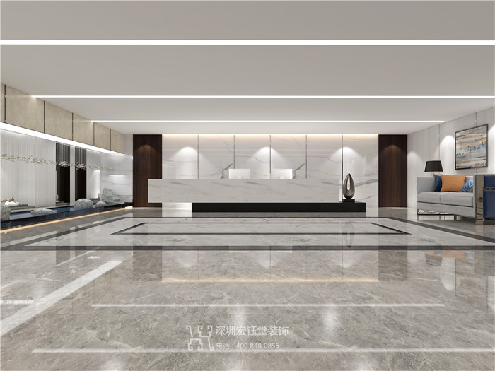 鄭州商業地產整層辦公設計方案