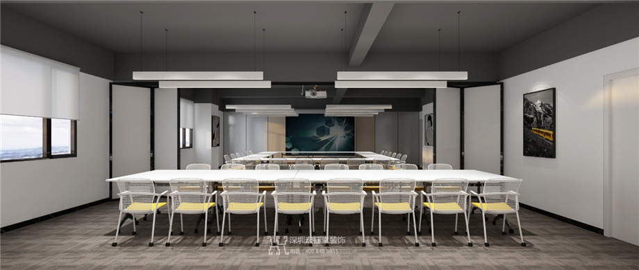 鄭州合之潤傳媒公司辦公室裝修設(shè)計圖