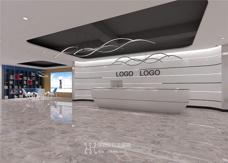 河南合之潤傳媒公司3000平辦公室裝修設(shè)計方案