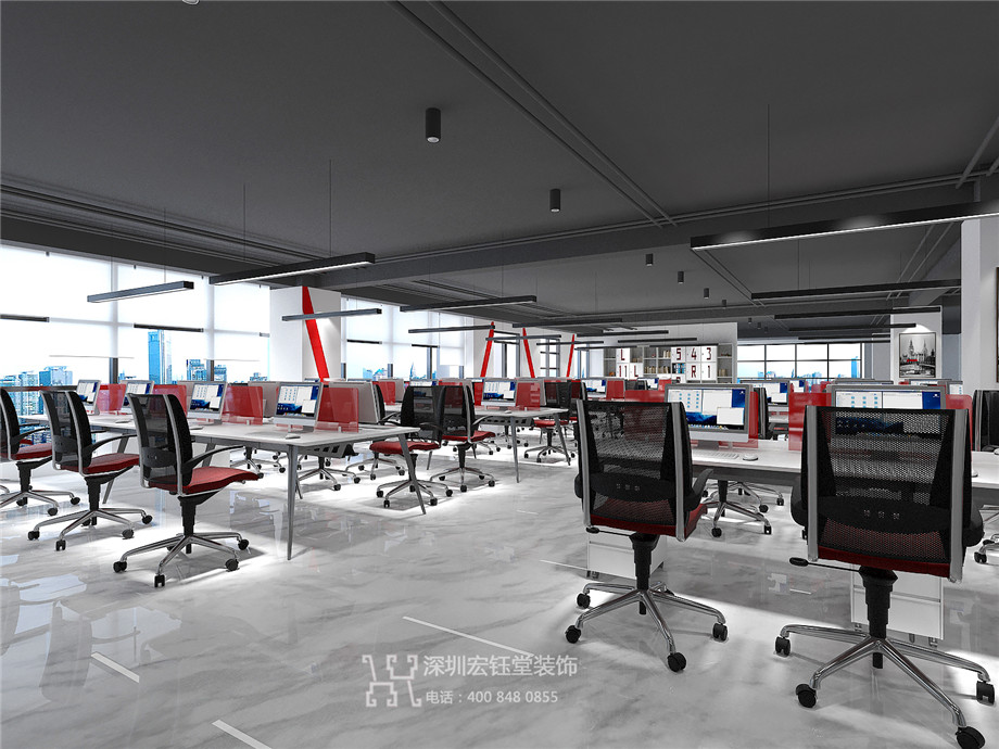 河南合之潤傳媒公司3000平辦公室裝修設(shè)計方案