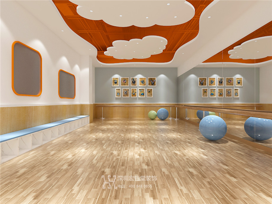 鄭州藝學堂藝術培訓學校舞蹈教室設計方案