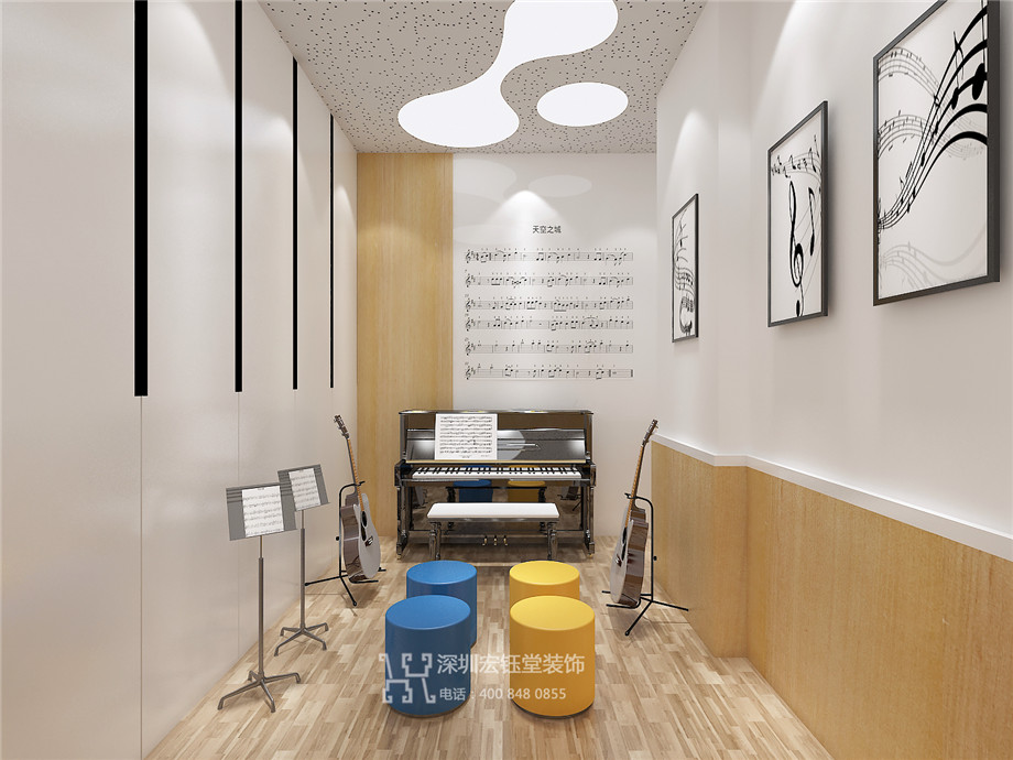 鄭州藝學堂藝術培訓學校音樂教室設計圖