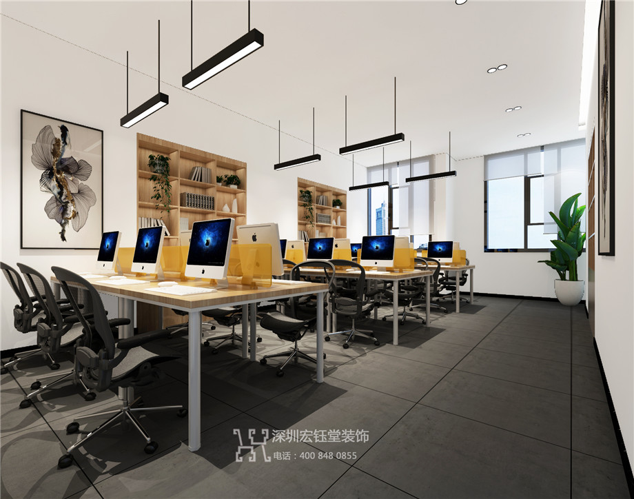 鄭州藝學堂藝術培訓學校辦公室裝修設計方案
