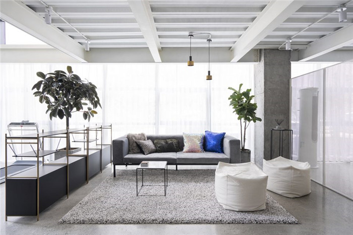 辦公室休閑區布置實景圖