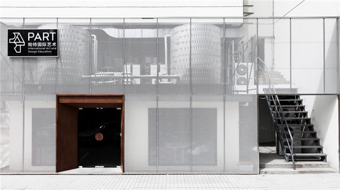 帕特國(guó)際藝術(shù)留學(xué)教育機(jī)構(gòu)門(mén)頭外觀設(shè)計(jì)圖
