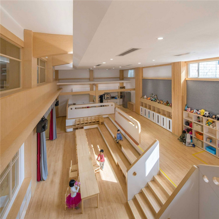 優秀原木色幼兒園裝修設計方案