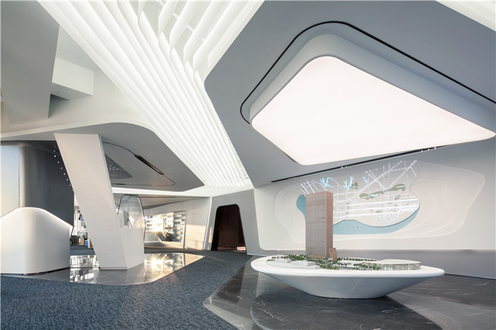 寫字樓招商展廳裝修設計圖 寫字樓招商展廳裝修設計圖