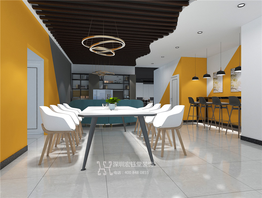 鄭州科技公司休閑區裝修效果圖 鄭州科技公司休閑區裝修效果圖