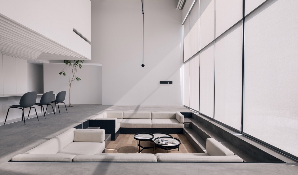 辦公室下沉式休閑區裝修設計圖 辦公室下沉式休閑區裝修設計圖