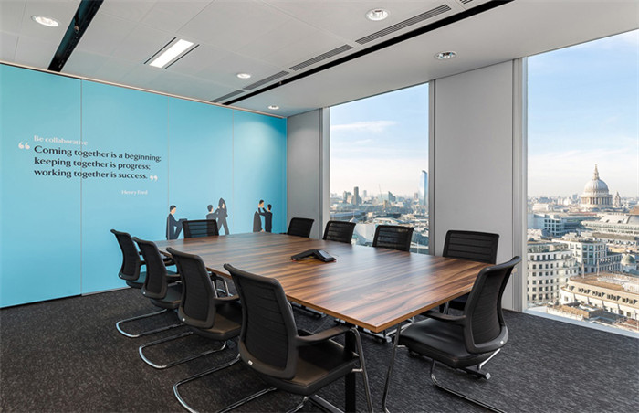 辦公室會議室裝修布置實景圖 辦公室會議室裝修布置實景圖