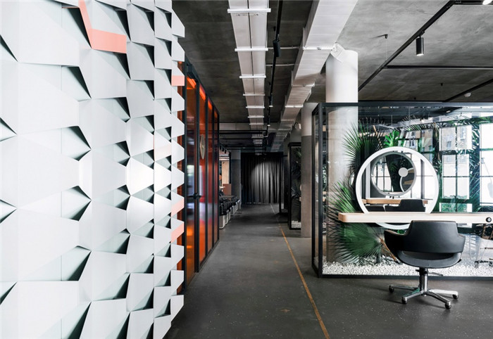 綠色工業風GLAMY Beauty Spot頂級美容美發沙龍裝修設計圖 綠色工業風GLAMY Beauty Spot頂級美容美發沙龍裝修設計圖