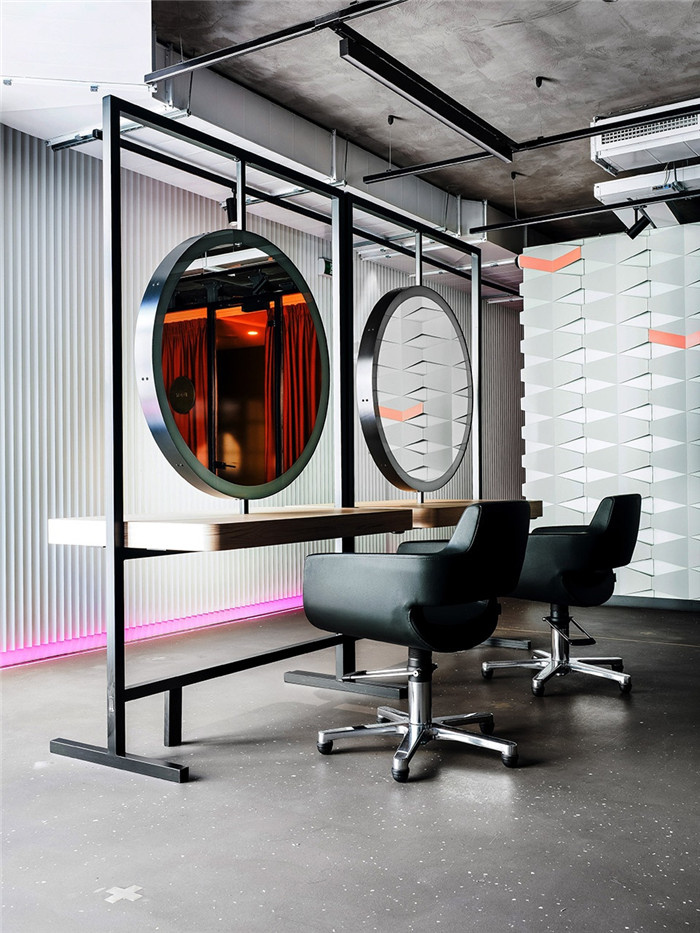 工業風美發沙龍店面裝修設計方案 工業風美發沙龍店面裝修設計方案