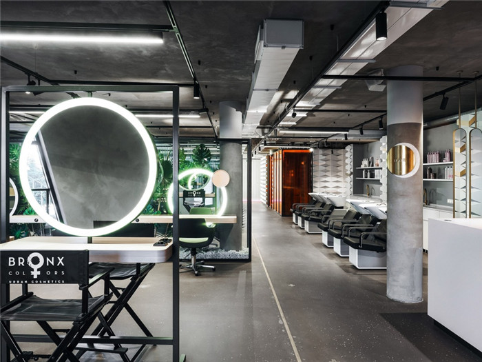 時尚美發沙龍店面裝修設計案例 時尚美發沙龍店面裝修設計案例