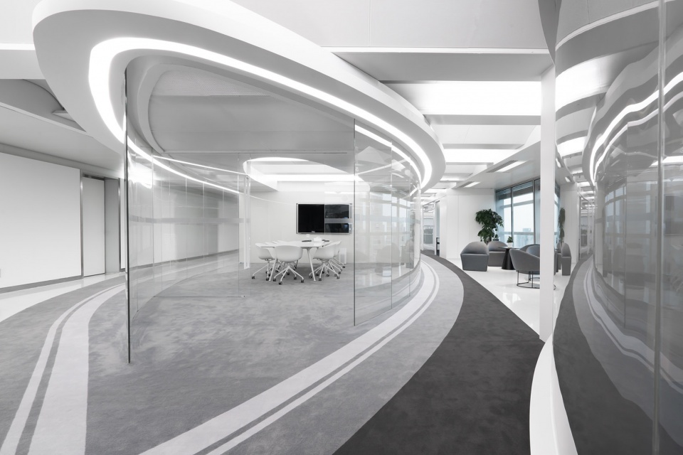 未來時空主題辦公室裝修設計圖 未來時空主題辦公室裝修設計圖