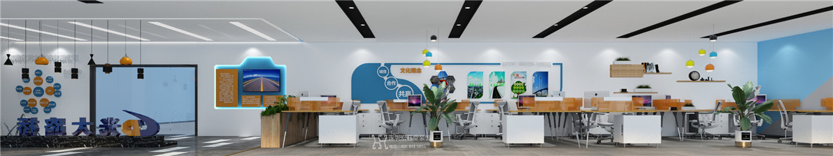 河南光大路橋工程公司辦公區裝修設計圖