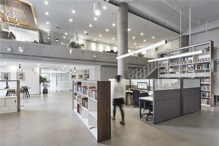開放式多元化實力文化傳媒集團辦公樓設計裝修實景圖 開放式多元化實力文化傳媒集團辦公樓設計裝修實景圖