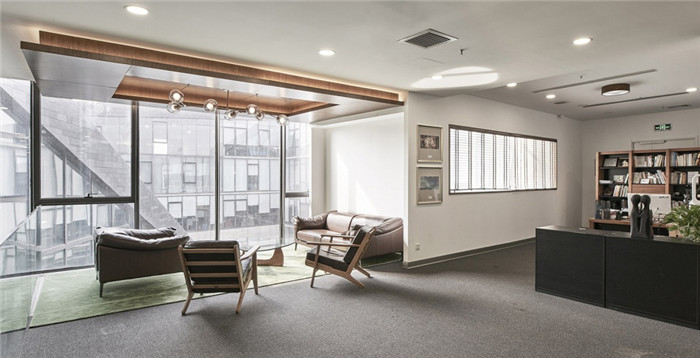 實力文化傳媒集團辦公樓領導辦公室裝修設計實景圖 實力文化傳媒集團辦公樓領導辦公室裝修設計實景圖