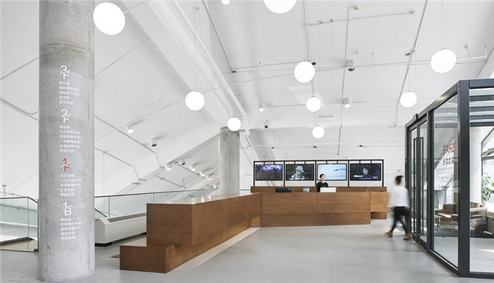 開放式多元化實力文化傳媒集團辦公樓設計裝修實景圖 開放式多元化實力文化傳媒集團辦公樓設計裝修實景圖