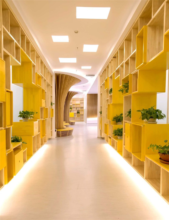 兒童藝術培訓機構走廊裝修設計圖 兒童藝術培訓機構走廊裝修設計圖