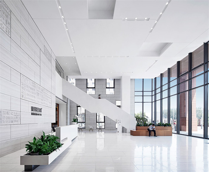 大型裝飾集團辦公樓接待大廳裝修設計方案 大型裝飾集團辦公樓接待大廳裝修設計方案