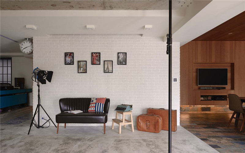 簡約工業風攝影工作室裝修實景圖