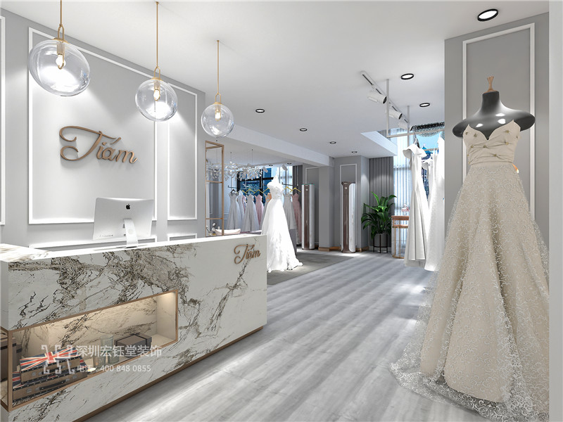 鄭州Tiám婚紗禮服館裝修設計圖