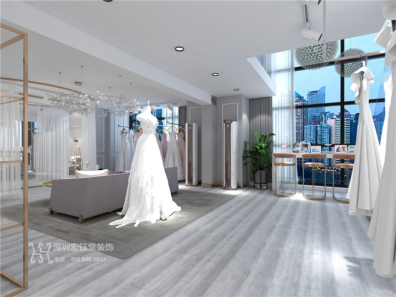 鄭州Tiám婚紗禮服館休閑區裝修設計圖