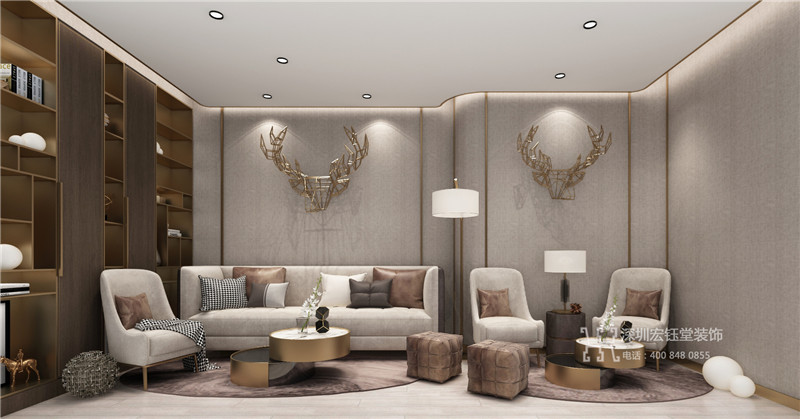 鄭州天卿醫(yī)療美容會所VIP房裝修設(shè)計方案效果圖