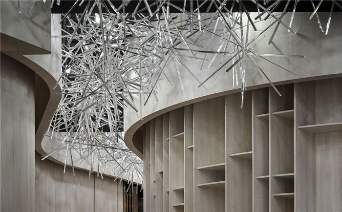 精致大氣的高端美發(fā)沙龍會(huì)所裝修設(shè)計(jì)實(shí)景圖