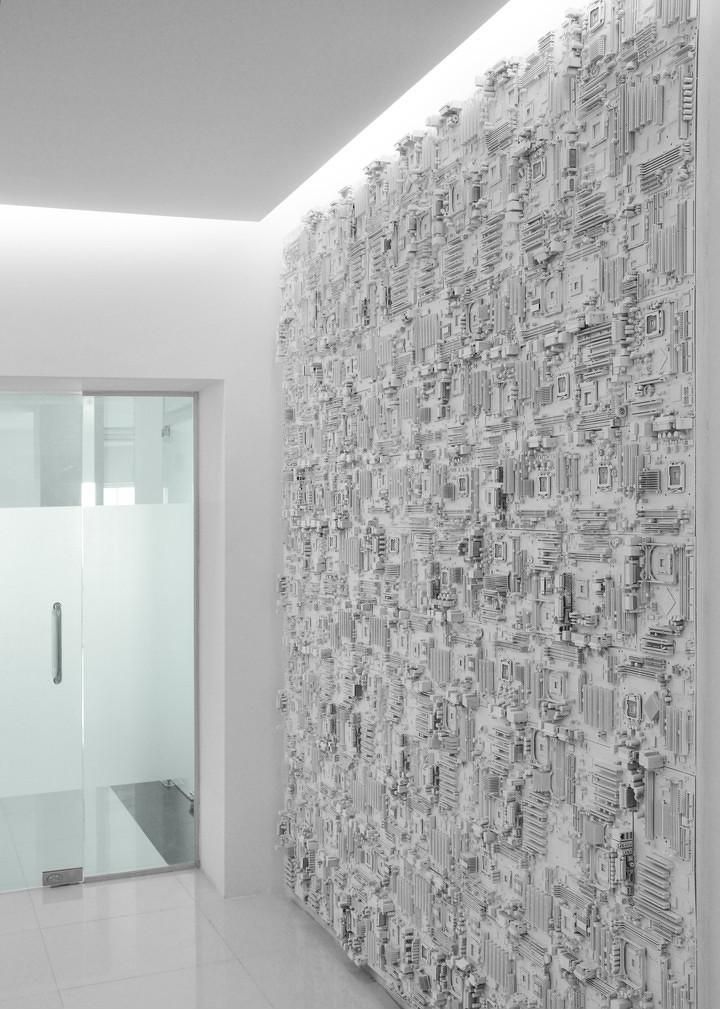 鄭州辦公室裝修中形象墻需要注意的事項講解 鄭州辦公室裝修中形象墻需要注意的事項講解