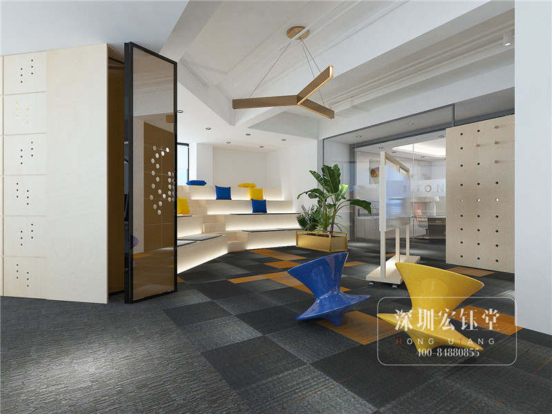 鄭州奧斯頓園林器械總部辦公室員工休閑區設計效果圖 鄭州奧斯頓園林器械總部辦公室員工休閑區設計效果圖